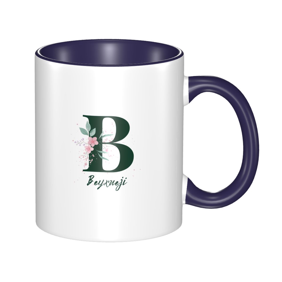 English Letter B Pattern Printing Mug