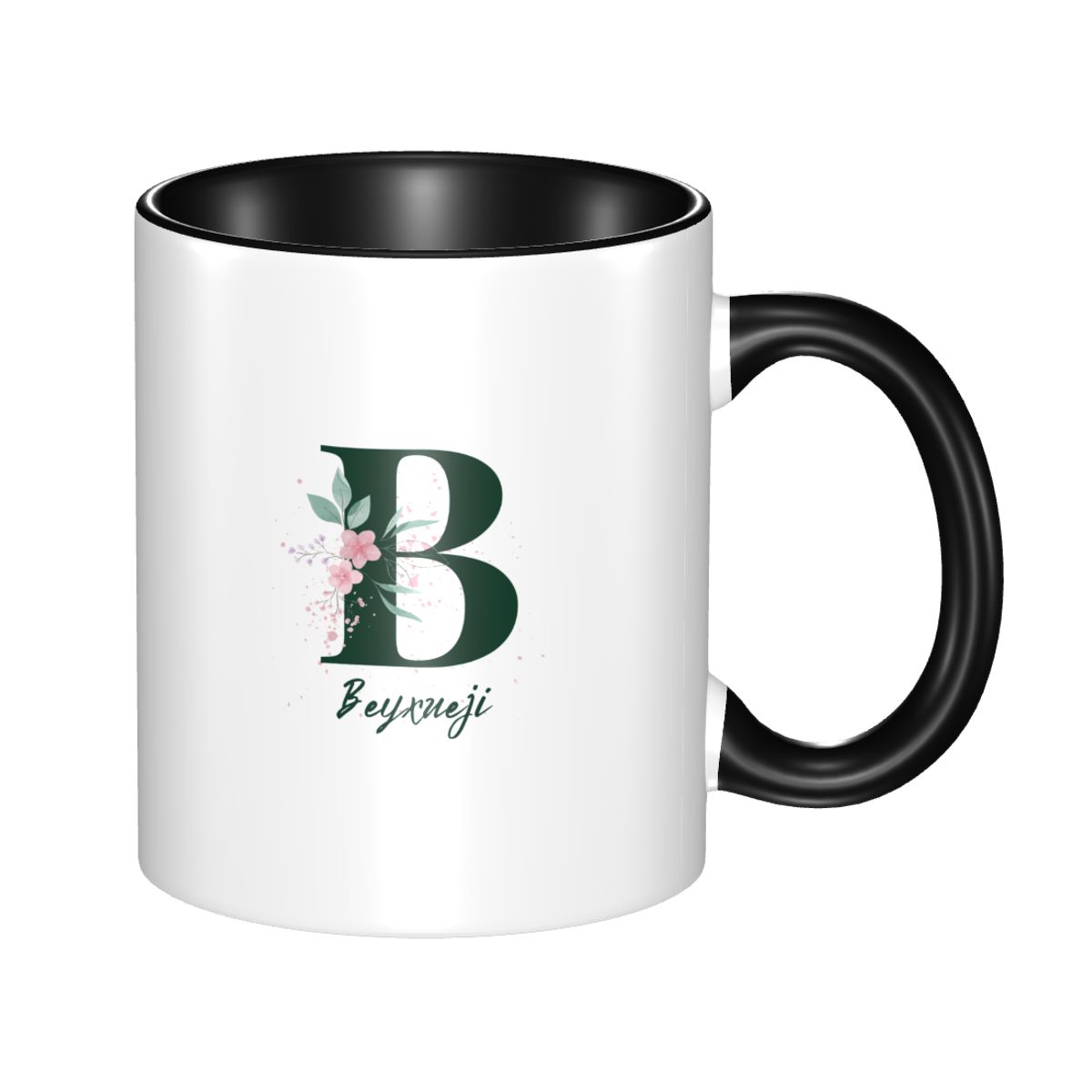 English Letter B Pattern Printing Mug