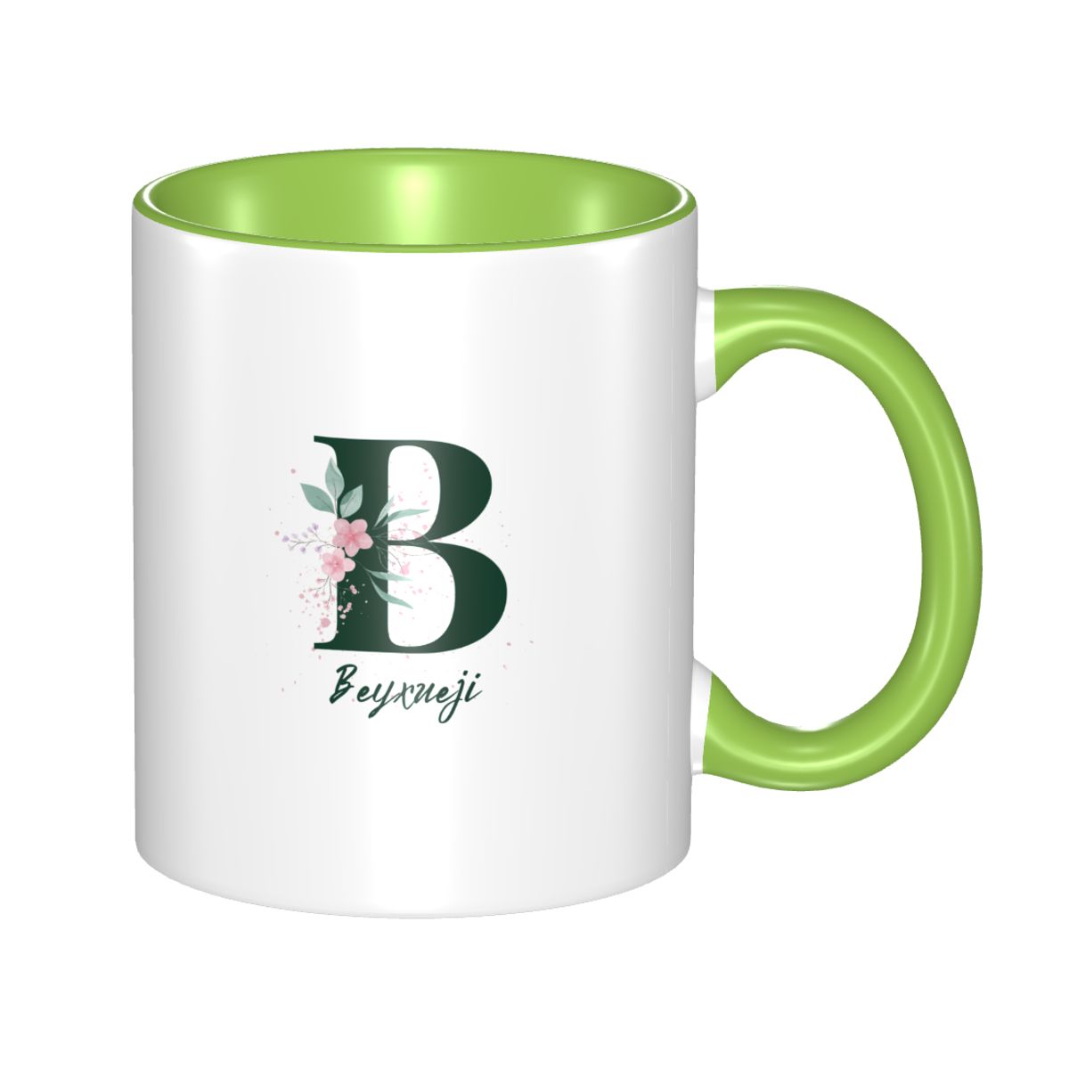 English Letter B Pattern Printing Mug