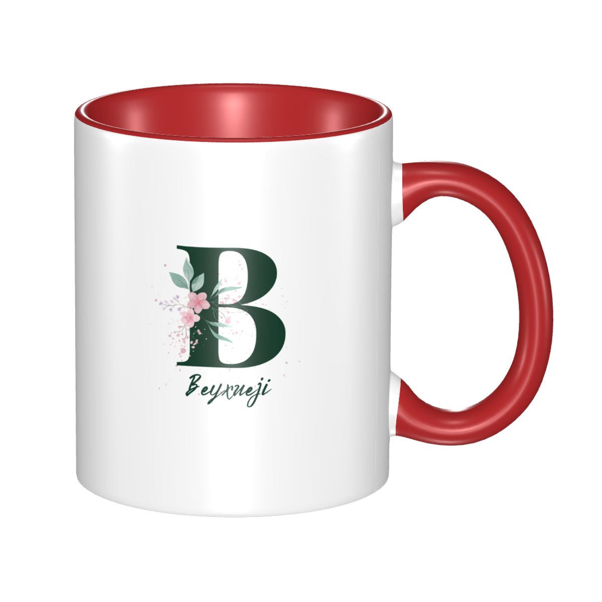 English Letter B Pattern Printing Mug
