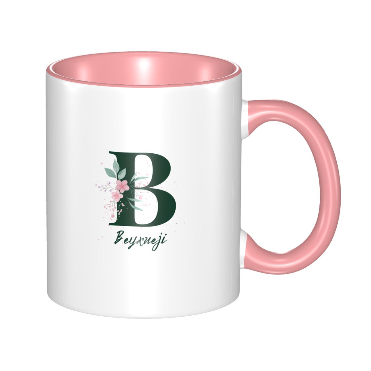 English Letter B Pattern Printing Mug