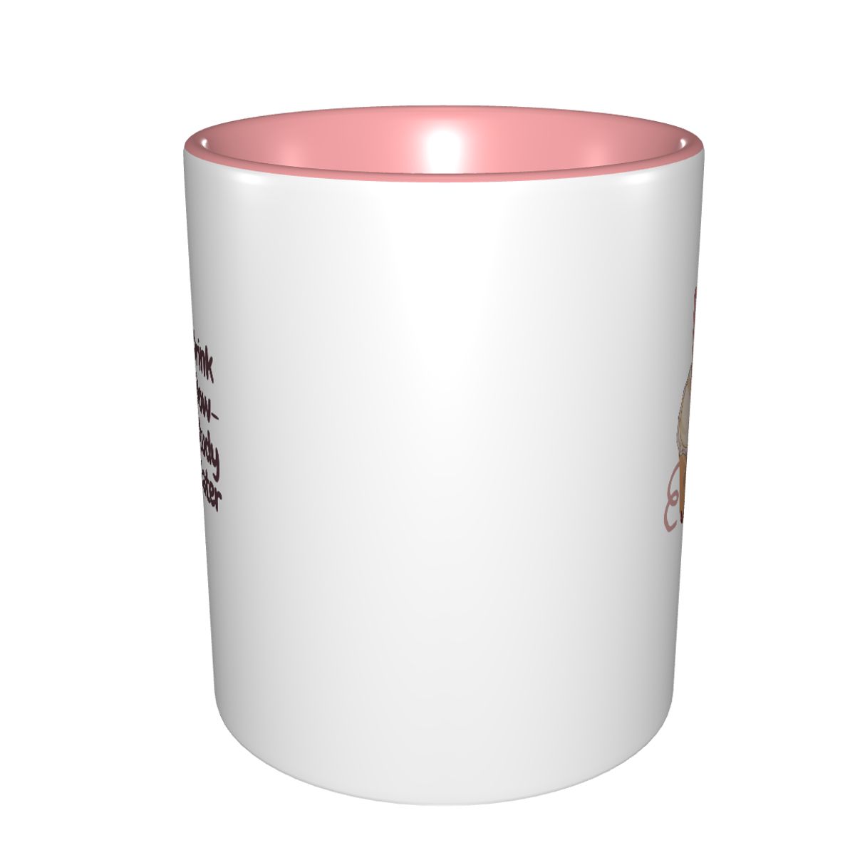 Drink Now Study Later Slogan Mug
