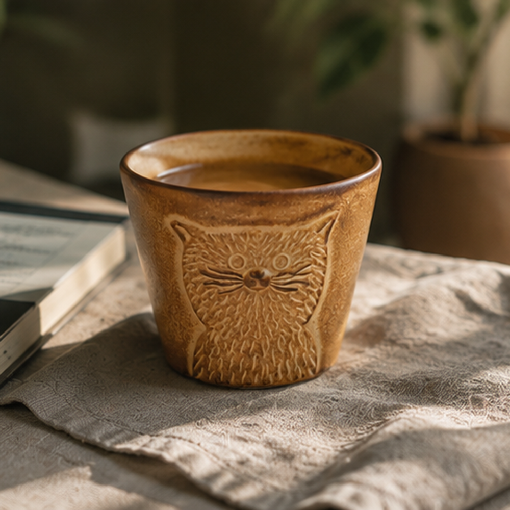 Whimsical Animal Ceramic Cup – 230 ml