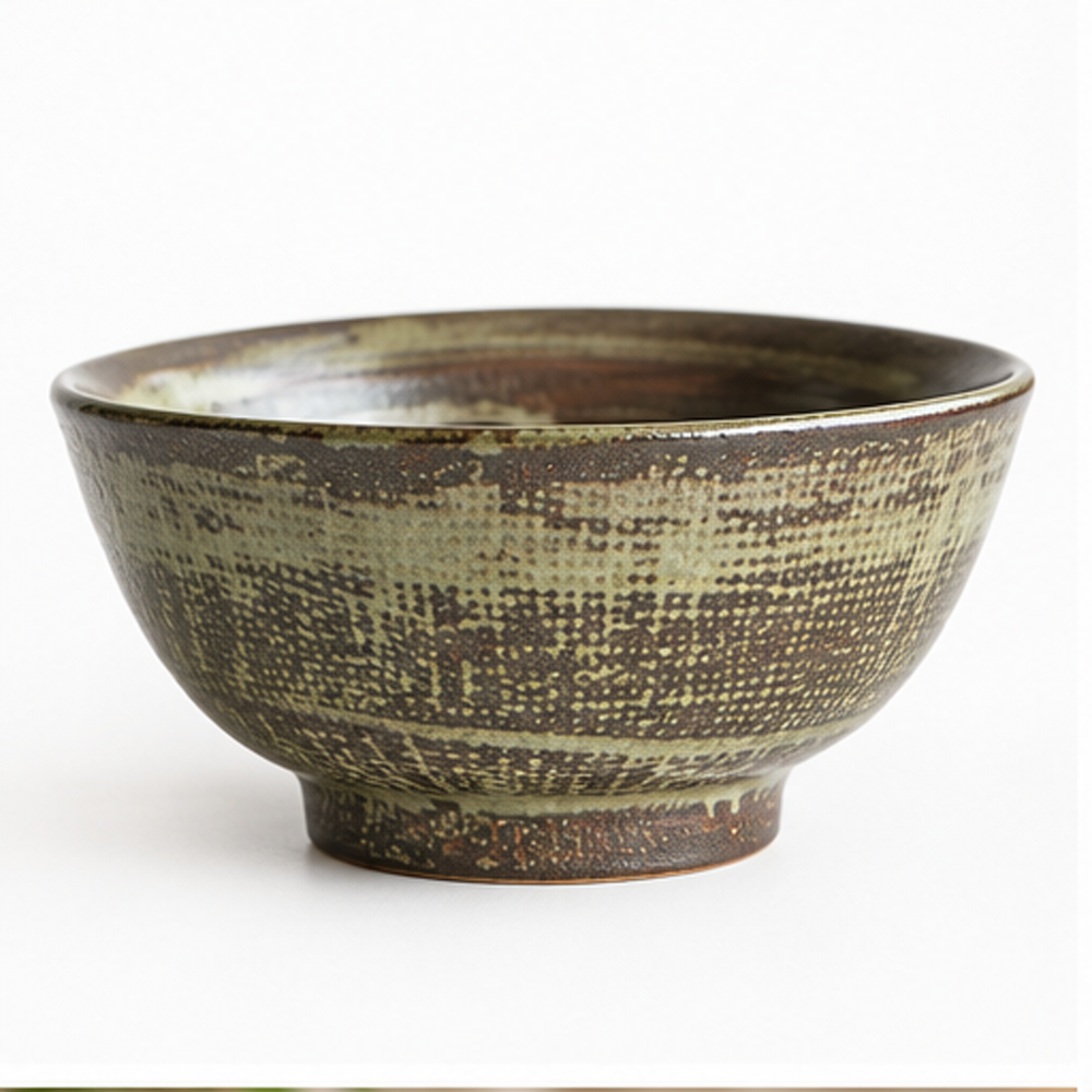 Rustic Reactive Glaze Ceramic Bowl – 280 ml