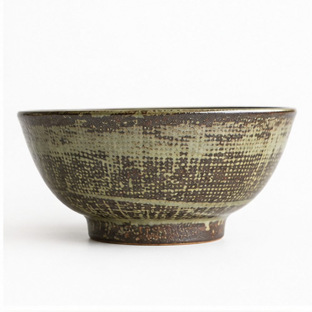 Rustic Reactive Glaze Ceramic Bowl – 280 ml